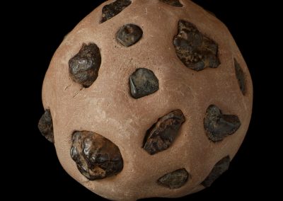 sphère 2 pierres ferreuses - terre-2000 -photographie 100x100